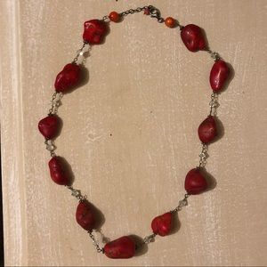 Country Red Rock Necklace